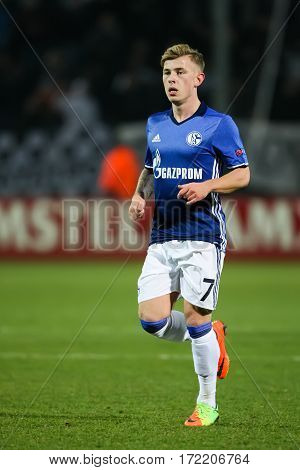 Uefa Europa League Match Between Paok Vs Schalke Played At Toumba Stadium