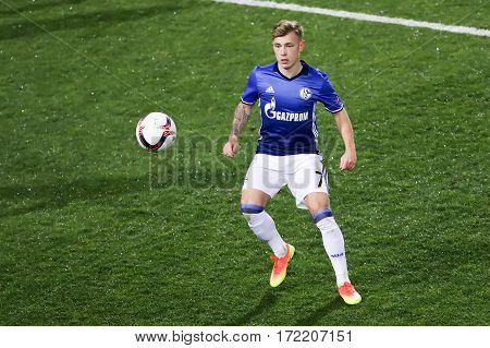 Uefa Europa League Match Between Paok Vs Schalke Played At Toumba Stadium