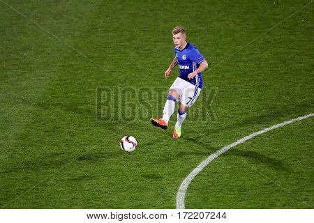 Uefa Europa League Match Between Paok Vs Schalke Played At Toumba Stadium