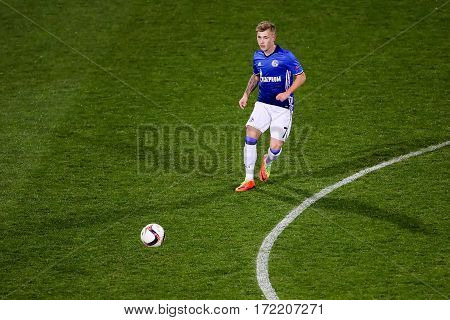 Uefa Europa League Match Between Paok Vs Schalke Played At Toumba Stadium