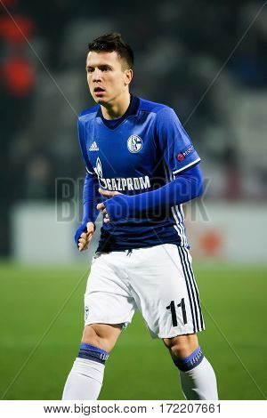 Uefa Europa League Match Between Paok Vs Schalke Played At Toumba Stadium