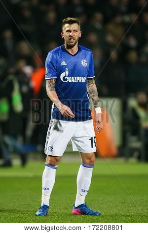 Uefa Europa League Match Between Paok Vs Schalke Played At Toumba Stadium