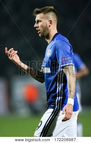 Uefa Europa League Match Between Paok Vs Schalke Played At Toumba Stadium