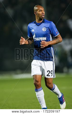 Uefa Europa League Match Between Paok Vs Schalke Played At Toumba Stadium