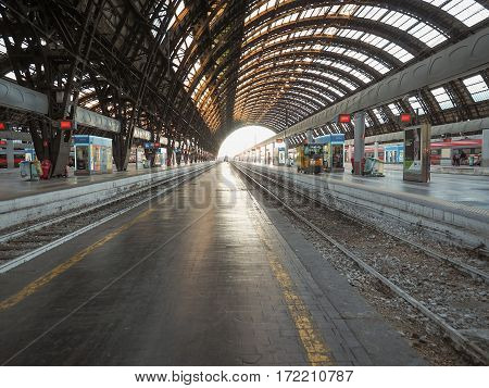 Stazione Centrale Platforms In Milan