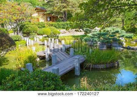 Jardin Japonais, Japanese Garden of Monte Carlo. Monaco