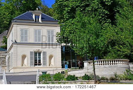 Auvers sur Oise France - august 14 2016 :the tourism office