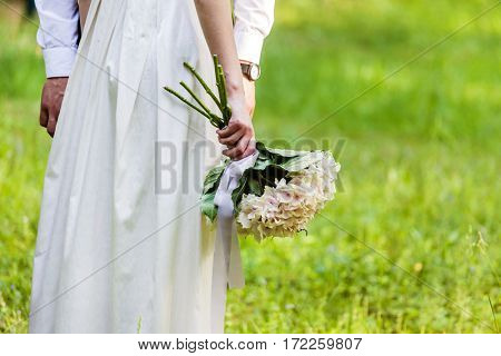 wedding in the forest