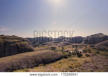 The view in Pungo Andongo rocks - Angola