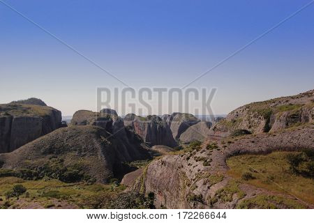 The view in Pungo Andongo rocks - Angola