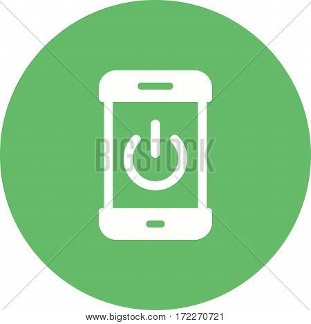 Phone, mode, off icon vector image. Can also be used for smartphone. Suitable for mobile apps, web apps and print media.