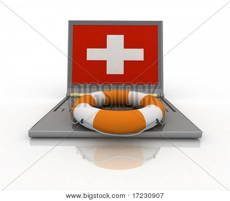 Notebook lifesaver