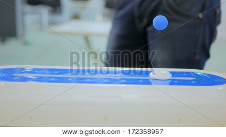 Mind control game. Future and technology concept