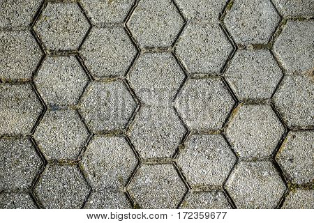 Concrete Or Cobble Gray Pavement Slabs Or Stones  For Floor, Wall Or Path.