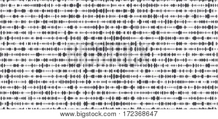 Vector seamless grunge pattern. Abstract background with chaotic brush strokes. Monochrome hand drawn texture