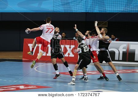 Besiktas Mogaz Ht And Dinamo Bucuresti Handball Match