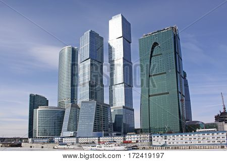 Russia. Complex of Moscow business city center