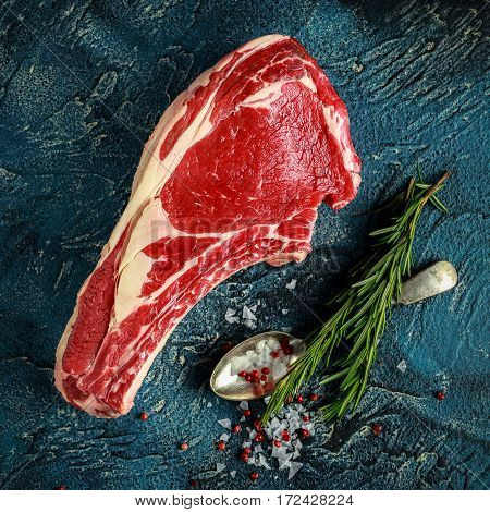 Fresh Raw Beef bone rib roughly choppid.