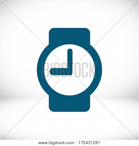 wristwatch icon  stock vector illustration flat design