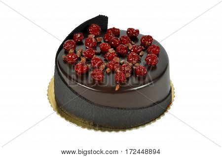 Prepared for special occasions, delicious and beautiful cherry cake