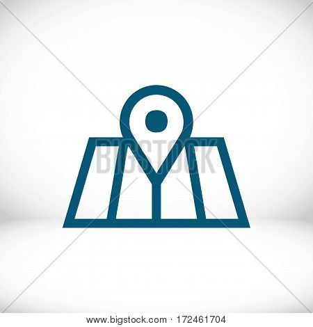 navigation icon stock vector illustration flat design