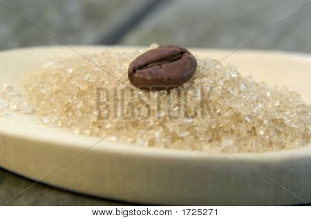 Chicco di caffè e zucchero 01