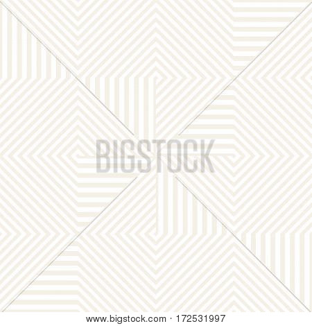 Repeating Geometric Stripes Tiling. Vector Seamless Monochrome Pattern