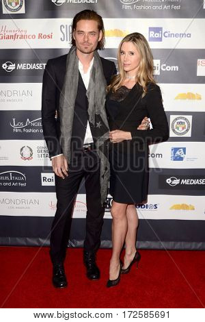 LOS ANGELES - FEB 19:  Christopher Backus, Mira Sorvino at the Los Angeles Italia Film Festival at the TCL Chinese 6 Theaters on February 19, 2017 in Los Angeles, CA
