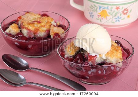 Cherry Cobbler Dessert