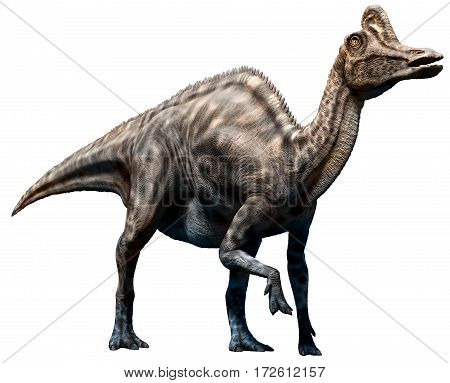 Velafrons dinosaur from the Campanian era 3D illustration