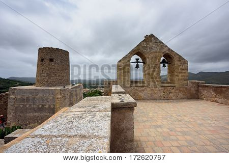 CAPDEPERA/ SPAIN - JUNE 14. Castle of Capdepera on June 14, 2016 in the municipality Capdepera, island Majorca, Spain.