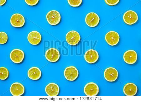 Colorful Pattern Of Lemon Slices
