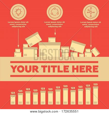 Infographics - Delivery elements and bar chart