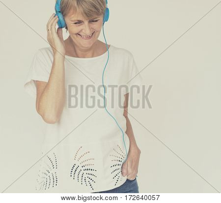 Studio People Shoot Portrait Isolated