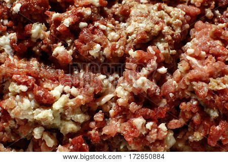 Minced Meat Full Frame Close Up Background