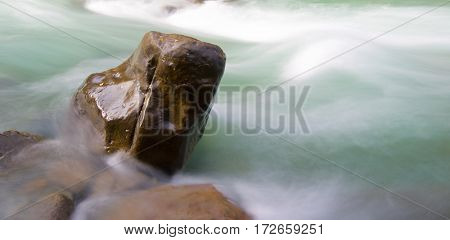 Arazas river in Ordesa National Park, Pyrenees, Huesca Province, Aragon, Spain.