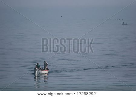 Fishing Boat On Black Sea