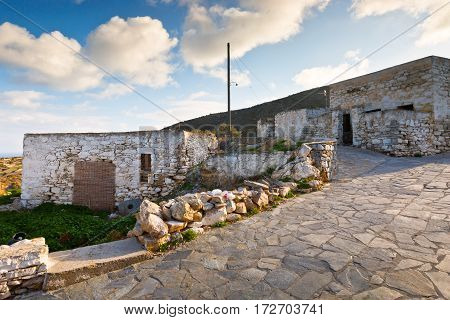 Village of Panagia on Iraklia island in Lesser Cyclades, Greece.