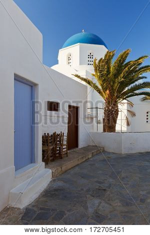 Village of Panagia on Iraklia island in Lesser Cyclades, Greece.