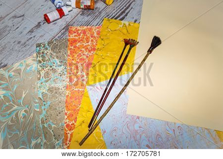Materials For Manufacture Ebru Close-up 1