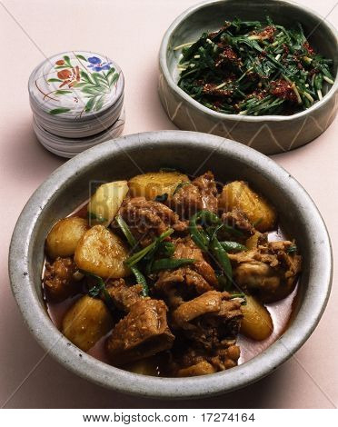 Comida sopa coreana