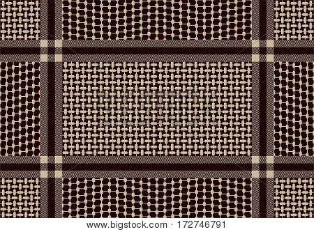 Traditional Middle Eastern headdress. Simple textile print.