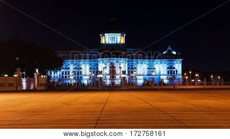 Ananta Samakhom Hall With Light Up, Bangkok