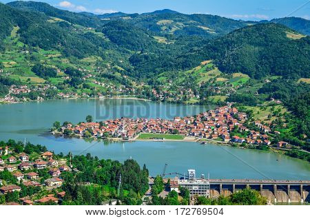 Beautiful lake peninsula (Divic, Zvornik - Bosnia and Herzegovina)