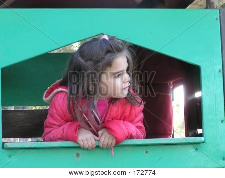 Playhouse küçük kız