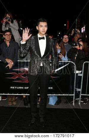 LOS ANGELES - JAN 19:  Kris Wu at the 