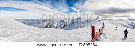 Sunny Day On The Top Of A Mountain Helmos