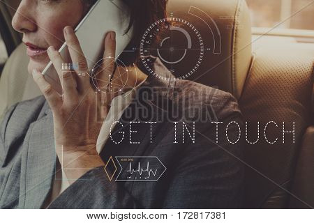 Online Communication Connection Hub Icon