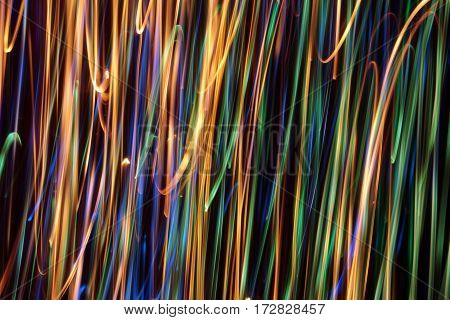 illuminated abstract digital wave of glowing particles and Flare lens light effect. Futuristic vector illustration of particles. Technology concept of radio or sound wave. Abstract background