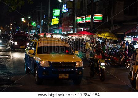 Chiang Mai / Thailand - Feb 2017:Chiang Mai street food on Feb 15 2017 in Chiang Mai Thailand.